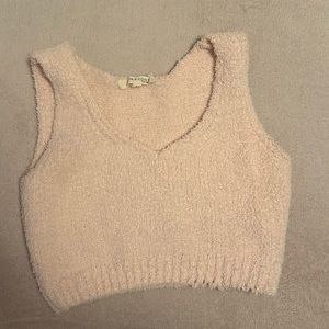Plush Knit Crop Tank